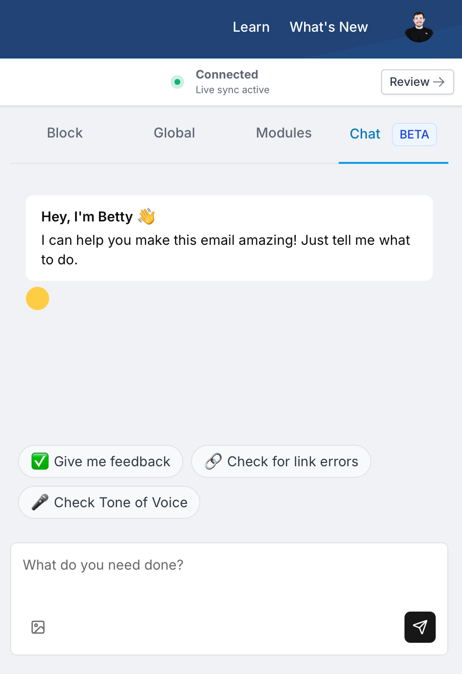 Betty chat with skill pills