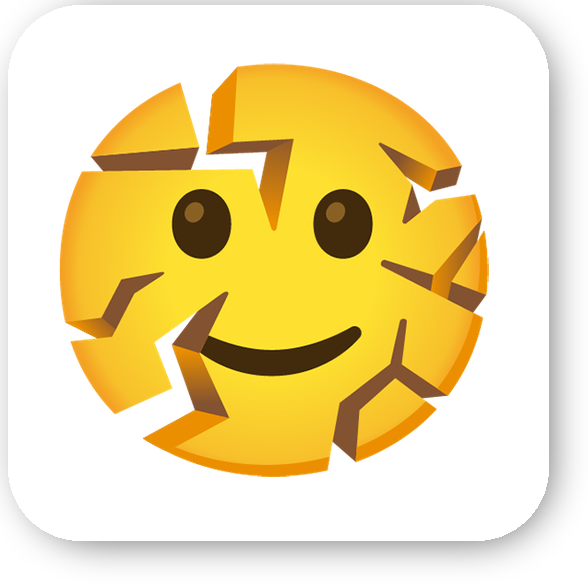 Cracking Face emoji
