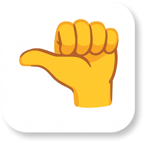 Leftwards Thumb Sign emoji