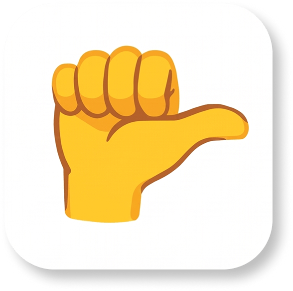 Rightwards Thumb Sign emoji
