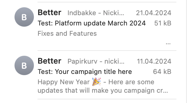 Inbox preview text